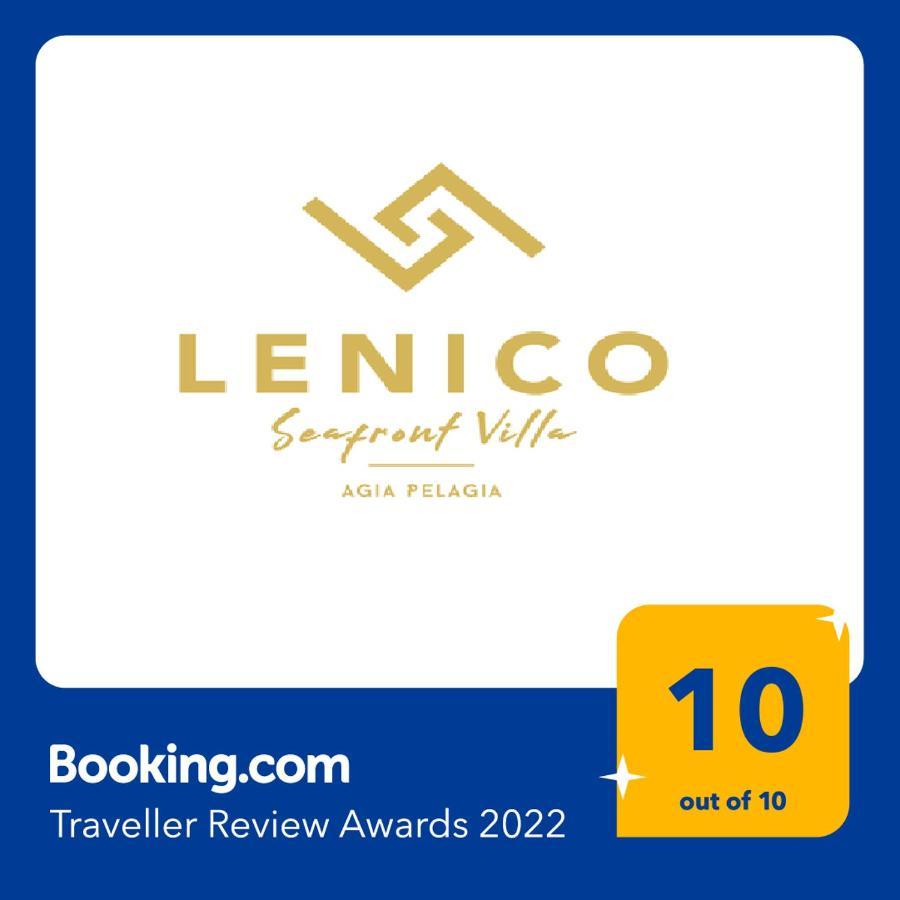 Lenico Seafront Villa Агия-Пелагия  Экстерьер фото