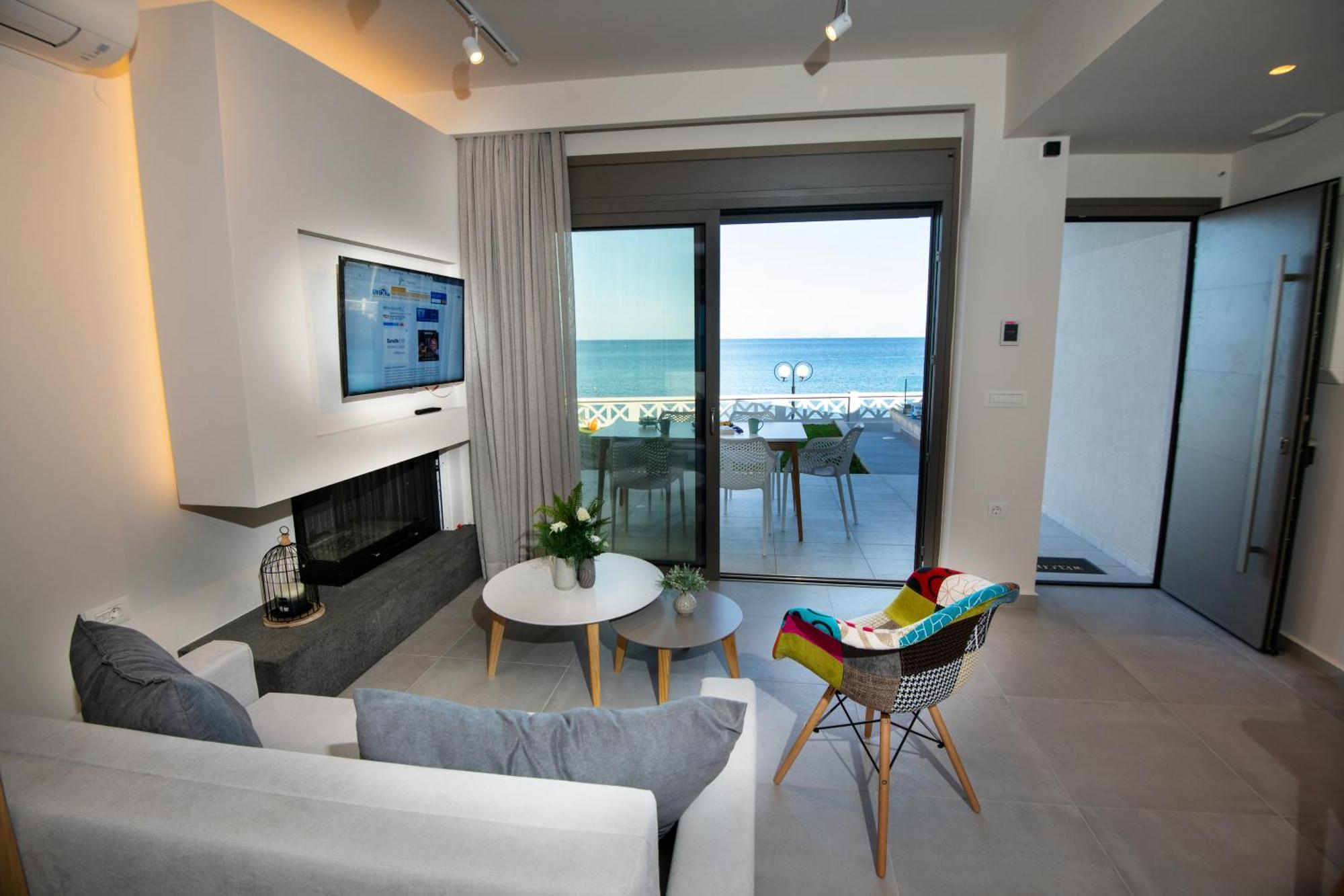 Lenico Seafront Villa Агия-Пелагия  Экстерьер фото